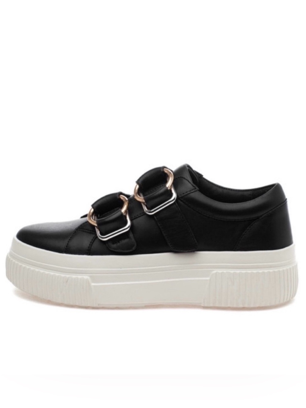 NWT J/SLIDES WALDO Black Leather Sneaker